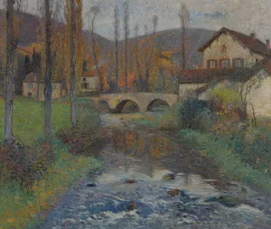 Le Pont du Labastide-du-Vert by Henri Martin Oil Painting