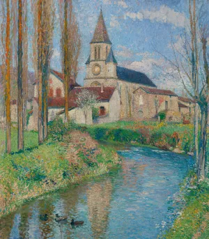 L'eglise De Labastide-Du-Vert by Henri Martin Oil Painting