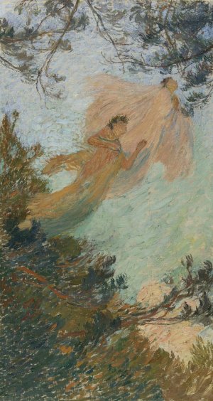 Les Muses by Henri Martin Oil Painting