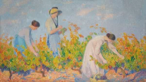 Les Vendangeuses by Henri Martin Oil Painting