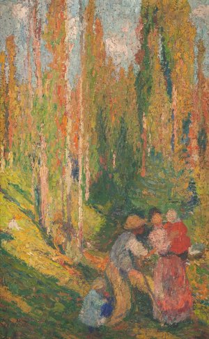 L'ete, scene champetre by Henri Martin Oil Painting