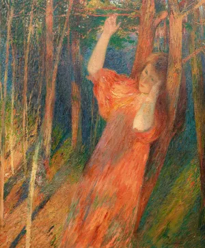 Reverie automnale by Henri Martin Oil Painting