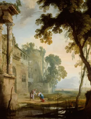 Paysage by Henri Mauperche Oil Painting
