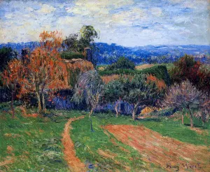 A Farm Near Pont Aven Oil painting by Henri Moret