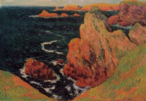 Belle-Ile Oil painting by Henri Moret