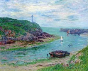 Doelan, Low Tide by Henri Moret Oil Painting