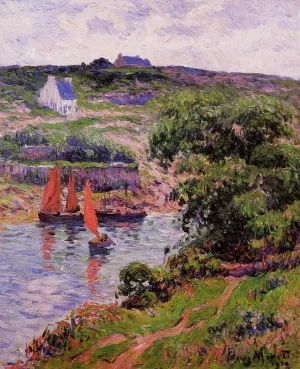 Dolain, Finistere by Henri Moret - Oil Painting Reproduction