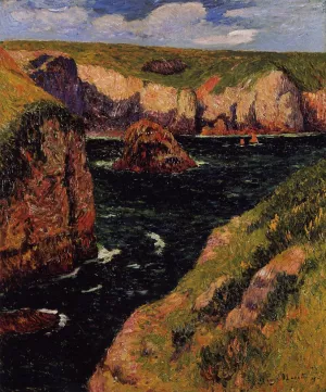 Les Daomois, Belle-Ile Oil painting by Henri Moret