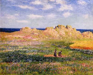 L'Ile d'Ouessant by Henri Moret Oil Painting
