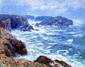 Ponte de la Sirene, Belle-Isle-en-Mer Oil painting by Henri Moret