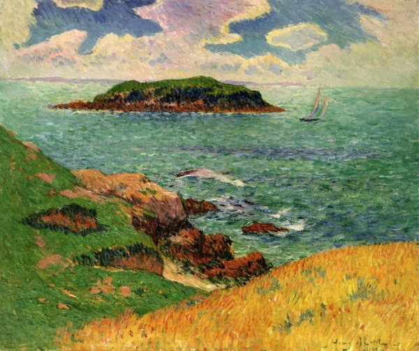 Port Louis, France by Henri Moret - Hand-Painted Oil Painting Reproduction
