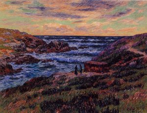 Saint-Thomas, Finistere Oil painting by Henri Moret