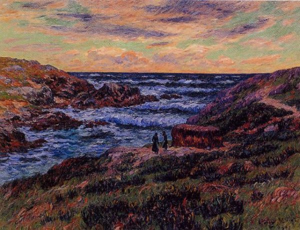Saint-Thomas, Finistere by Henri Moret - Hand-Painted Oil Painting Reproduction