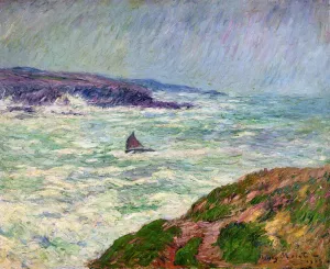 The Entrance to Pouldu by Henri Moret Oil Painting