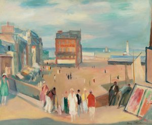 Le Treport by Henri Ottmann Oil Painting