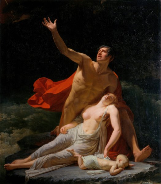 Episode du Deluge  by Henri-Pierre Danloux - Hand-Painted Oil Painting Reproduction