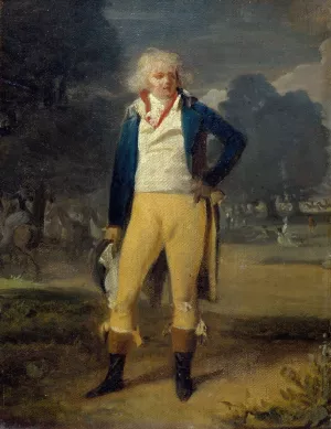 L'Abbe de Saint-Farre, fils naturel du Duc d'Orleans et de Mlle Lemarquis, danseuse a l'Opera Oil painting by Henri-Pierre Danloux