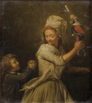 The Doll by Henri-Pierre Danloux Oil Painting