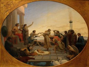 The Birth of Pindar by Henri-Pierre Picou Oil Painting