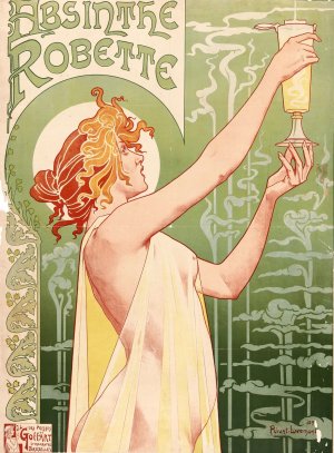 Absinthe Robette by Henri Privat-Livemont Oil Painting