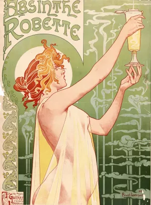 Absinthe Robette by Henri Privat-Livemont Oil Painting