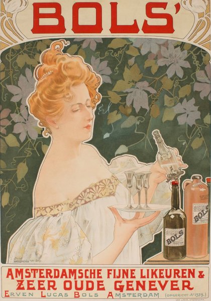 Bols  by Henri Privat-Livemont - Hand-Painted Oil Painting Reproduction