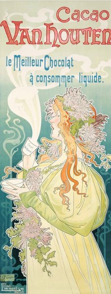 Cacao Van Houten by Henri Privat-Livemont Oil Painting