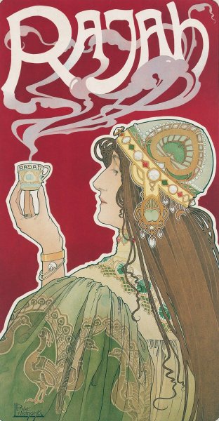 Rajah  by Henri Privat-Livemont - Hand-Painted Oil Painting Reproduction
