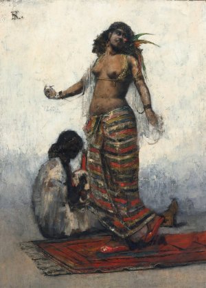 The Slave Girl by Henri Regnault Oil Painting