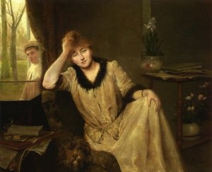 Portrait of a Woman in an Elegant Interior