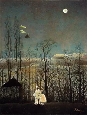 A Carnival Evening painting by Henri Rousseau