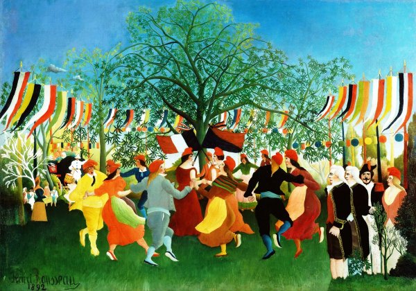 Main Product Photo of A Centennial of Independence Painting by Henri Rousseau