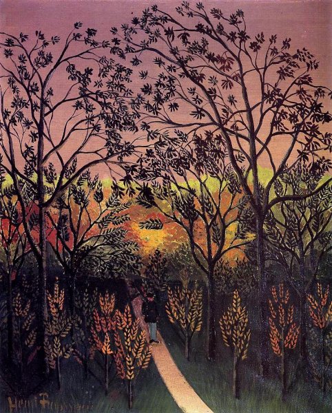 Main Product Photo of A Corner of the Plateau of Bellevue Painting by Henri Rousseau