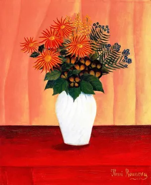 Bouquet of Flowers by Henri Rousseau - Oil Painting Reproduction