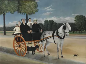 La Carriole du pere Junier by Henri Rousseau Oil Painting