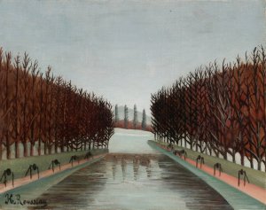 Le canal by Henri Rousseau Oil Painting