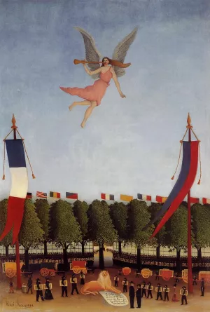 Liberty Inviting Artists to Take Part in the 22nd Exhibition of the Society of Independent Artists by Henri Rousseau - Oil Painting Reproduction