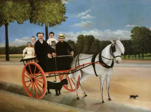 Old Junior's Cart by Henri Rousseau - Oil Painting Reproduction