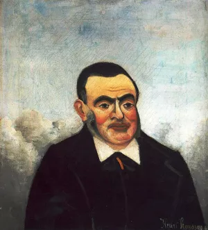 Portrait of a Man by Henri Rousseau Oil Painting