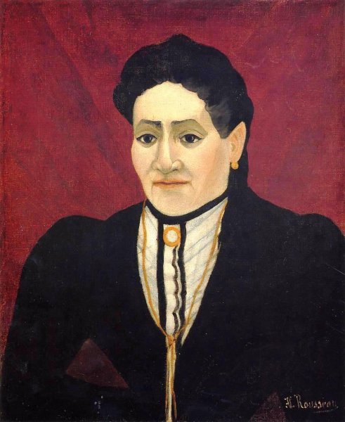Main Product Photo of Portrait of A Woman Painting by Henri Rousseau