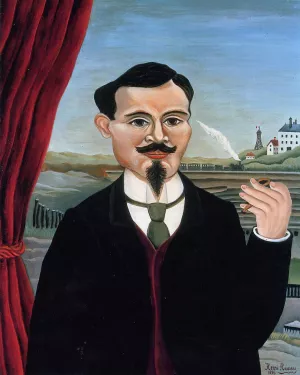 Portrait of Leon-Paul Fargue by Henri Rousseau - Oil Painting Reproduction
