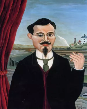 Portrait of Leon-Paul Fargue Oil painting by Henri Rousseau
