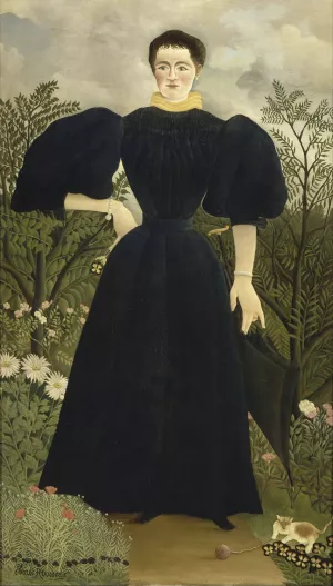 Portrait of Madame M by Henri Rousseau Oil Painting