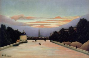 The Eiffel Tower by Henri Rousseau Oil Painting