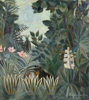 The Equatorial Jungle by Henri Rousseau Oil Painting
