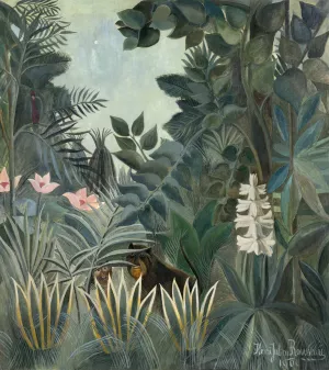 The Equatorial Jungle by Henri Rousseau Oil Painting