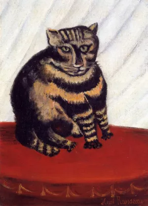 The Tiger Cat by Henri Rousseau Oil Painting
