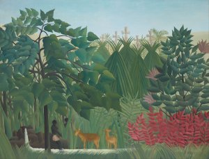 The Waterfall by Henri Rousseau Oil Painting
