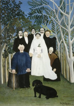 The Wedding Party by Henri Rousseau Oil Painting