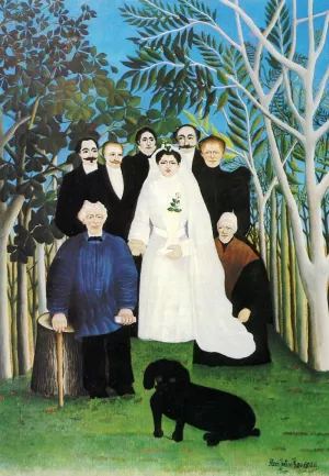 The Wedding by Henri Rousseau Oil Painting